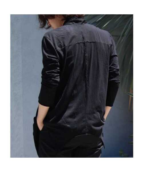 KMRii（ケムリ）の「【別注】KMRii/ケムリ/Double Layered Cardigan（カーディガン/ボレロ・メンズ・ブラック・1/2/3）」の15枚目の写真