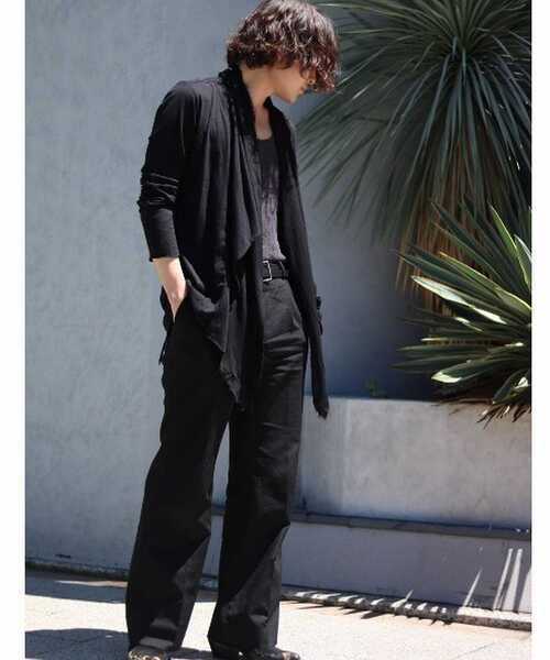 KMRii（ケムリ）の「【別注】KMRii/ケムリ/Double Layered Cardigan（カーディガン/ボレロ・メンズ・ブラック・1/2/3）」の17枚目の写真