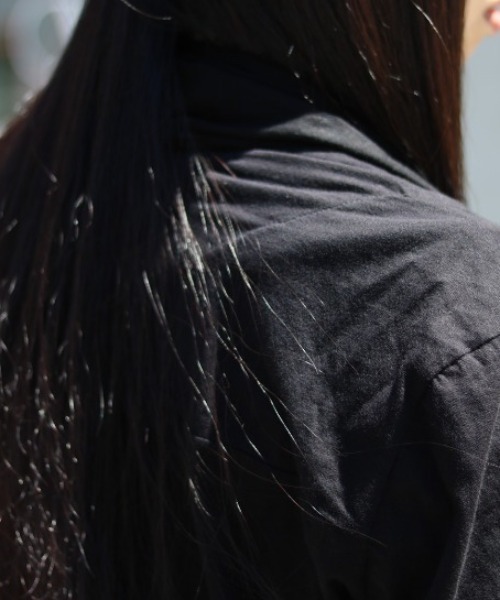 KMRii（ケムリ）の「【別注】KMRii/ケムリ/Double Layered Cardigan（カーディガン/ボレロ・メンズ・ブラック・1/2/3）」の12枚目の写真