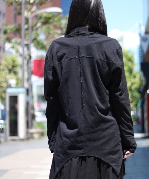 KMRii（ケムリ）の「【別注】KMRii/ケムリ/Double Layered Cardigan（カーディガン/ボレロ・メンズ・ブラック・1/2/3）」の13枚目の写真