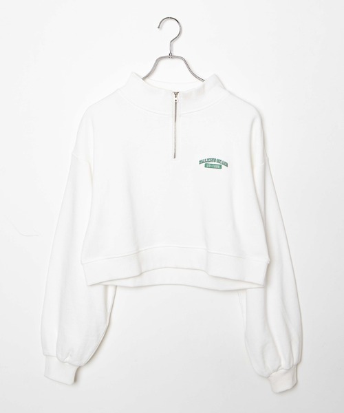 WEGO（ウィゴー）の「WEGO/ハーフジップショートスウェット（スウェット・レディース・その他1/オートミール/ホワイト/その他2・FREE）」の20枚目の写真