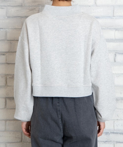 WEGO（ウィゴー）の「WEGO/ハーフジップショートスウェット（スウェット・レディース・その他1/オートミール/ホワイト/その他2・FREE）」の19枚目の写真