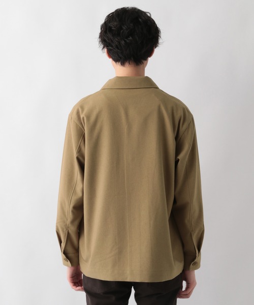 GLOBAL WORK(グローバルワーク)の「メランジCPOシャツブルゾン/951317(ブルゾン・メンズ・ダークブラウン/ベージュ/ネイビー・SMALL/MEDIUM/LARGE)」の21枚目の写真