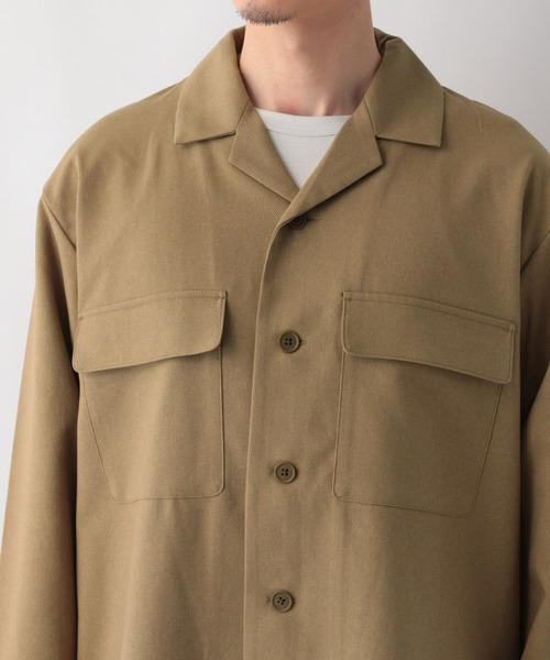 GLOBAL WORK(グローバルワーク)の「メランジCPOシャツブルゾン/951317(ブルゾン・メンズ・ダークブラウン/ベージュ/ネイビー・SMALL/MEDIUM/LARGE)」の18枚目の写真