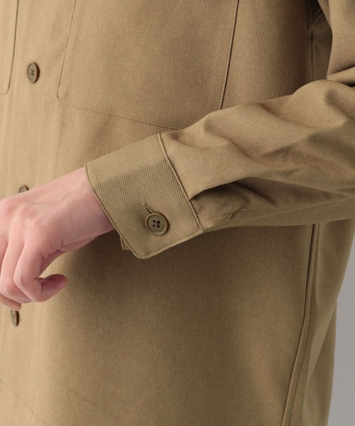 GLOBAL WORK(グローバルワーク)の「メランジCPOシャツブルゾン/951317(ブルゾン・メンズ・ダークブラウン/ベージュ/ネイビー・SMALL/MEDIUM/LARGE)」の9枚目の写真