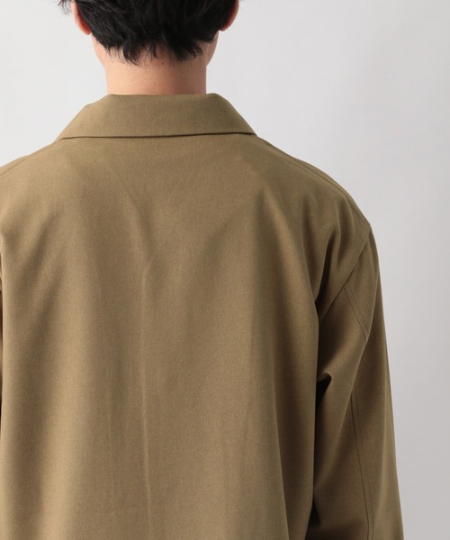 GLOBAL WORK(グローバルワーク)の「メランジCPOシャツブルゾン/951317(ブルゾン・メンズ・ダークブラウン/ベージュ/ネイビー・SMALL/MEDIUM/LARGE)」の13枚目の写真