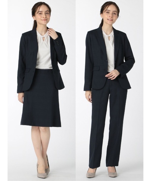 セール エムエフエディトリアルレディース M F Editorial Women ストレッチウォッシャブル 2ボタンジャケット スカート パンツ ビジネスセットアップスーツ スーツセット M F Editorial エムエフエディトリアル のファッション通販 Zozotown