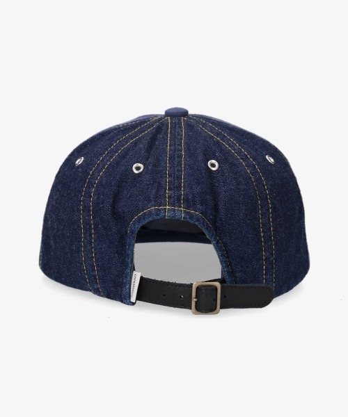 OVERRIDE（オーバーライド）の「OVERRIDE BACK SATIN x DENIM 8P CAP（キャップ・メンズ・ブラック/ネイビー/グリーン・57~59cm）」の8枚目の写真