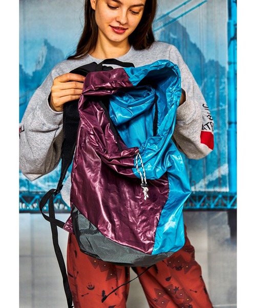 AlexanderLeeChang（アレキサンダーリーチャン）の「AlexanderLeeChang アレキサンダーリーチャン / 5050 POCKETABLE DAYPAC ポケッタブルデイパック リュックサック / AC052139（バックパック/リュック・メンズ・グレー/ネイビー/ブルー・ONE SIZE）」の14枚目の写真