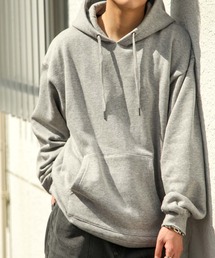 ZIP FIVE | 【肉厚】【12oz】ビッグシルエットヘビーウェイト無地プルオーバーパーカー/フーディー(パーカー)