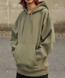 【ZIP FIVE】【肉厚】【12oz】ビッグシルエットヘビーウェイト無地プルオーバーパーカー/フーディー