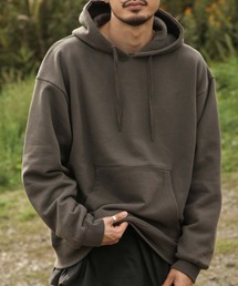 【ZIP FIVE】【肉厚】【12oz】ビッグシルエットヘビーウェイト無地プルオーバーパーカー/フーディー