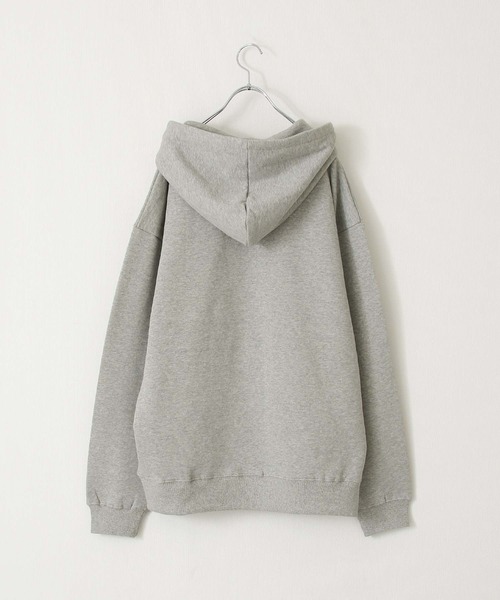 ZIP FIVE（ジップファイブ）の「【ZIP FIVE】【肉厚】【12oz】ビッグシルエットヘビーウェイト無地プルオーバーパーカー/フーディー（パーカー・メンズ・杢グレー/ブラック/チャコール/カーキ/ブルーグレー/キャメル/オートミール/ホワイト/グレイッシュベージュ/ネイビー・LARGE/MEDIUM/X-LARGE）」の17枚目の写真