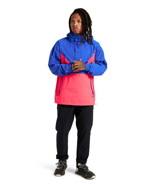BURTON(バートン)の「撥水 アノラック シェルジャケット(ナイロンジャケット・メンズ・ホワイト系その他/ブルー系その他・L/M/S)」の11枚目の写真