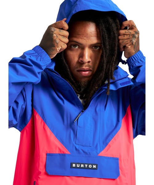 BURTON(バートン)の「撥水 アノラック シェルジャケット(ナイロンジャケット・メンズ・ホワイト系その他/ブルー系その他・L/M/S)」の21枚目の写真