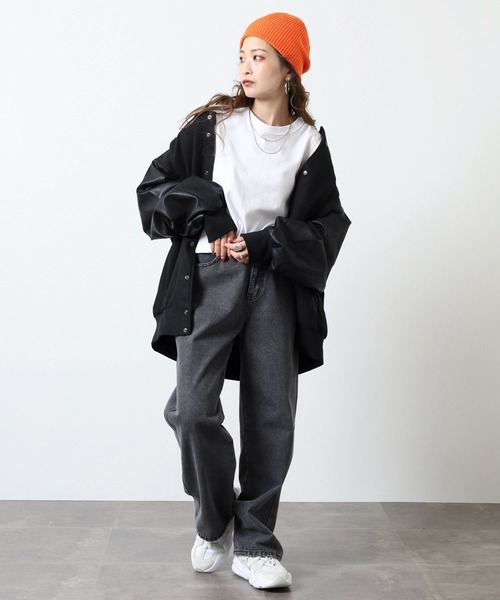 RIIZE スタジャン スタジャン レディース ビッグシルエット[品番：OCGW0003979]｜ONE 4