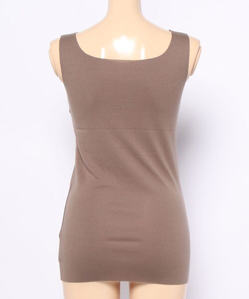 RIVE DROITE（リヴドロワ）の「シームレスタンク（タンクトップ・レディース・グレイッシュベージュ/グレー系その他/モカ/チャコールグレー・FREE）」の6枚目の写真