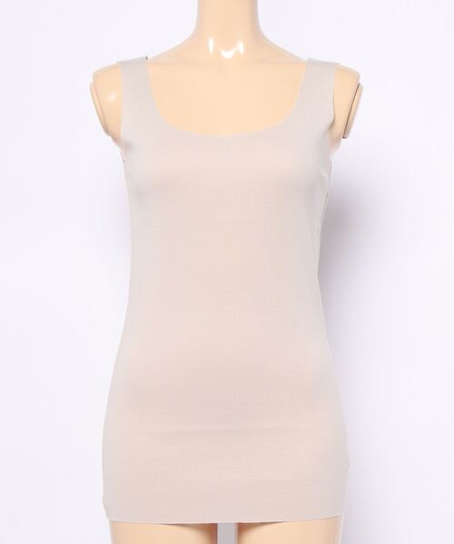 RIVE DROITE（リヴドロワ）の「シームレスタンク（タンクトップ・レディース・グレイッシュベージュ/グレー系その他/モカ/チャコールグレー・FREE）」の15枚目の写真