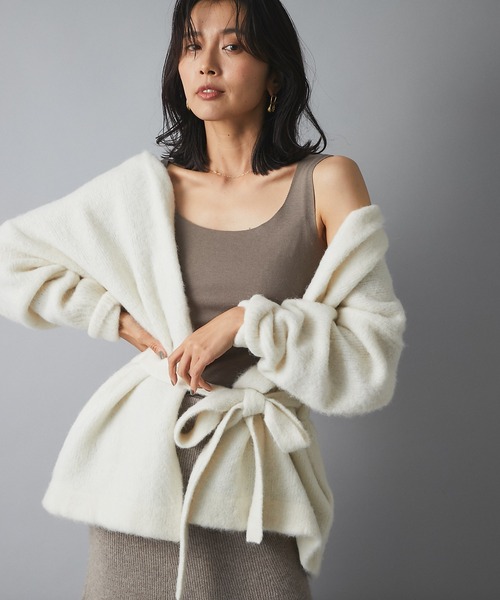 RIVE DROITE（リヴドロワ）の「シームレスタンク（タンクトップ・レディース・グレイッシュベージュ/グレー系その他/モカ/チャコールグレー・FREE）」の22枚目の写真