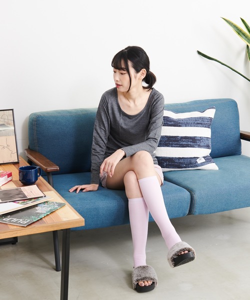 Karlas(カルラス)の「整(トトノ)TERAX CARETECT(テラックスケアテクト) フェムテック フェムケアフットケア 医療機器届出番号:20B2X00003000022(レッグウォーマー・レディース・ピンク/パープル/グレー・23cm~25cm)」の10枚目の写真