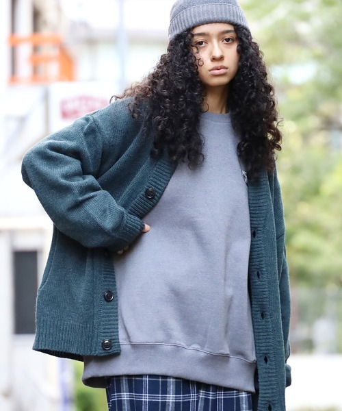 ROOPTOKYO(ループトウキョウ)の「ハイゲージ Vネックニットカーディガン(カーディガン/ボレロ・メンズ・ブラック/チャコール/ブルー/ホワイト・L/M)」の10枚目の写真