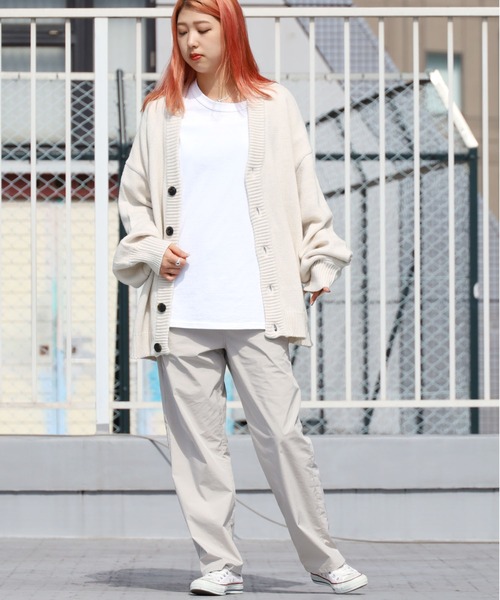 ROOPTOKYO(ループトウキョウ)の「ハイゲージ Vネックニットカーディガン(カーディガン/ボレロ・メンズ・ブラック/チャコール/ブルー/ホワイト・L/M)」の15枚目の写真