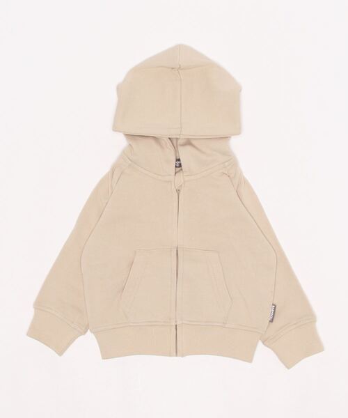 BABYDOLL（ベビードール）の「通販限定カラー サイズあり 裏毛 ラグラン ジップパーカー 6021K（パーカー・キッズ・グレー/チェリーピンク/ベージュ/ブラック/パープル/カーキ・110cm/120cm/90cm/160cm/80ｃｍ/150cm/100cm/130cm/140cm）」の4枚目の写真