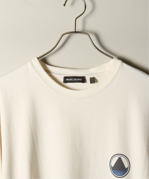 NULABEL(ニューレーベル)の「NULABEL / ニューレーベル PHOTOGRAPH T-SHIRT LS(Tシャツ/カットソー・メンズ・アイボリー/チャコールグレー/ブラック・LARGE/MEDIUM)」の7枚目の写真