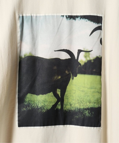 NULABEL(ニューレーベル)の「NULABEL / ニューレーベル PHOTOGRAPH T-SHIRT LS(Tシャツ/カットソー・メンズ・アイボリー/チャコールグレー/ブラック・LARGE/MEDIUM)」の13枚目の写真