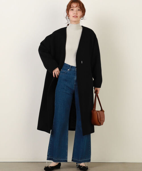 NOLLEY’S Sophi(ノーリーズソフィ)の「◇【WEB限定カラーあり】ダブルビーバーコート(その他アウター・レディース・ミント/ラベンダー/モカ/ベージュ/ブラック・38/36)」の21枚目の写真