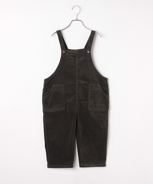 b・ROOM（ビールーム）の「コーデュロイオーバーオール（サロペット/オーバーオール・キッズ・アイボリー/モスグリーン/キャメル/ブルー・130cm/110cm/100cm/90cm/120cm）」の3枚目の写真