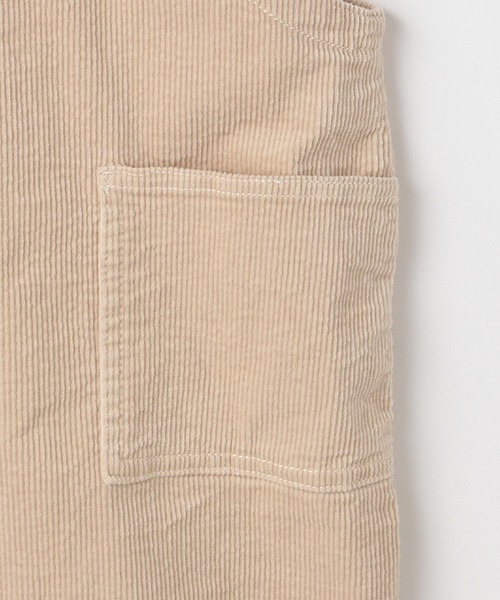 b・ROOM（ビールーム）の「コーデュロイオーバーオール（サロペット/オーバーオール・キッズ・アイボリー/モスグリーン/キャメル/ブルー・130cm/110cm/100cm/90cm/120cm）」の14枚目の写真