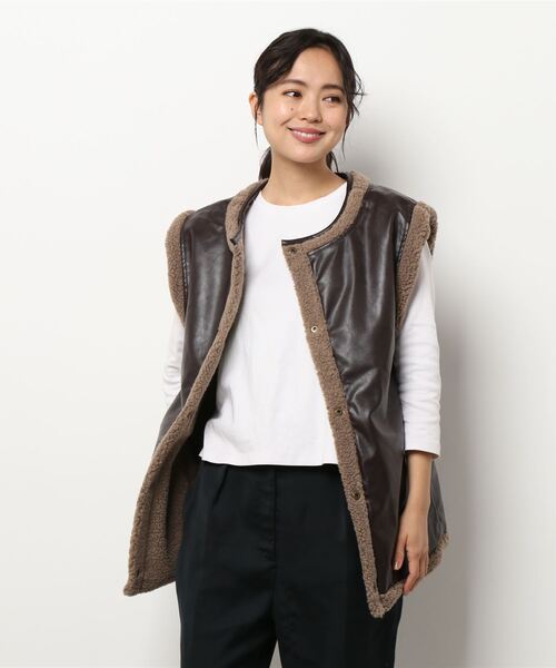 cepo（セポ）の「リバーシブル ボアベスト（ベスト）」 - WEAR