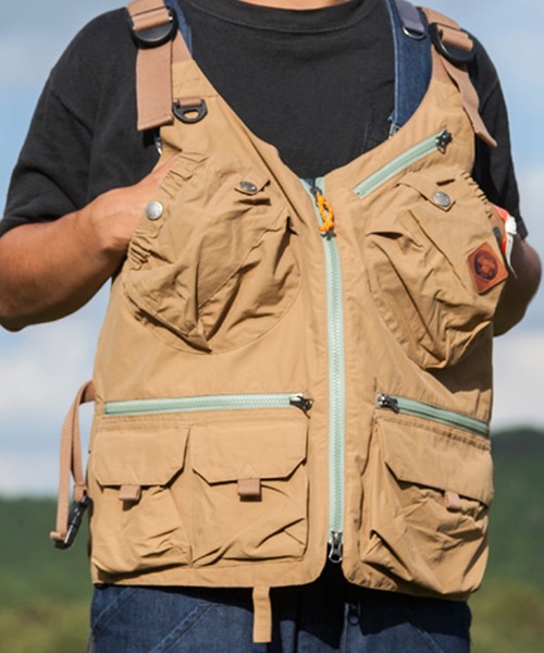 ジーアールエヌ アウトドア/grn outdoor TEBURA VEST21