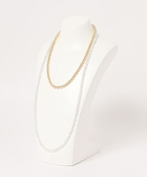ROPE' PICNIC（ロペピクニック）の「パールマルチロングネックレス（ネックレス・レディース・キナリ/ゴールド系その他/ホワイト系その他5・FREE）」の4枚目の写真