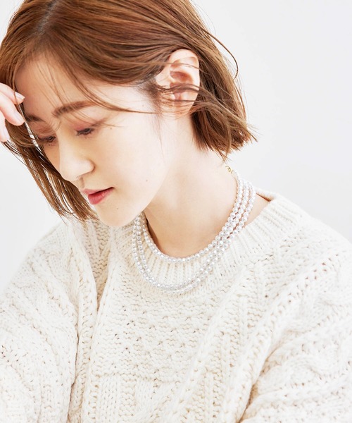 ROPE' PICNIC（ロペピクニック）の「パールマルチロングネックレス（ネックレス・レディース・キナリ/ゴールド系その他/ホワイト系その他5・FREE）」の19枚目の写真