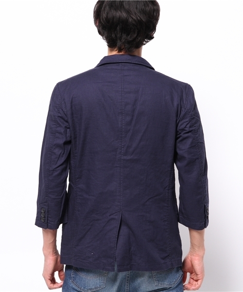 WEGO（ウィゴー）の「WEGO/フレンチリネン混テーラードジャケット（テーラードジャケット・メンズ・ブルー/ネイビー/その他1・LARGE/MEDIUM）」の17枚目の写真