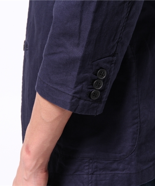 WEGO（ウィゴー）の「WEGO/フレンチリネン混テーラードジャケット（テーラードジャケット・メンズ・ブルー/ネイビー/その他1・LARGE/MEDIUM）」の20枚目の写真