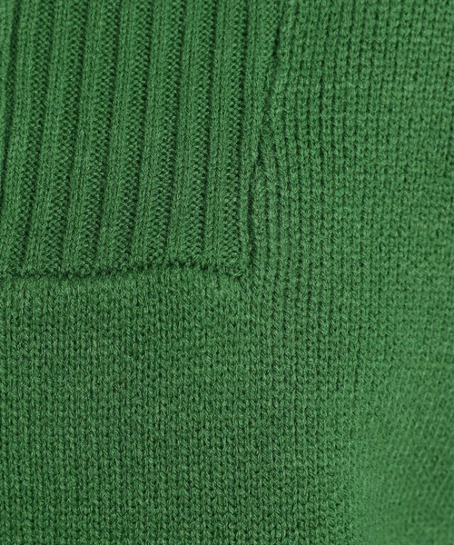 niko and...（ニコアンド）の「ハーフジップニットプルオーバー（ニット/セーター・レディース・ベージュ/グリーン/ネイビー/セージグリーン/ピンク/ライトグレー・FREE）」の15枚目の写真