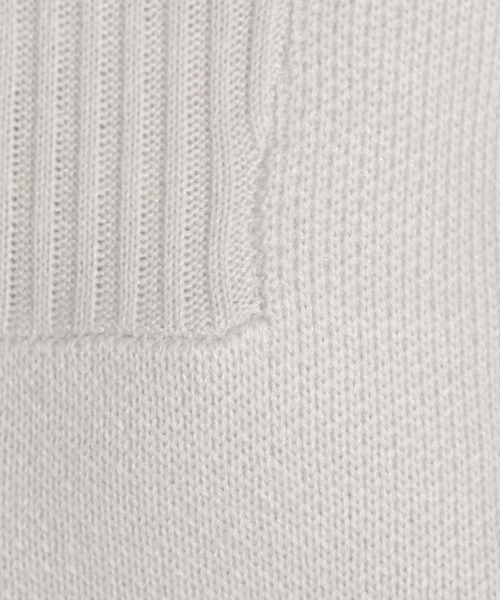 niko and...（ニコアンド）の「ハーフジップニットプルオーバー（ニット/セーター・レディース・ベージュ/グリーン/ネイビー/セージグリーン/ピンク/ライトグレー・FREE）」の10枚目の写真