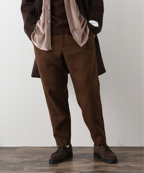 417 EDIFICE（フォーワンセブンエディフィス）の「テックツイードワイドパンツ（スラックス・メンズ・チャコールグレー/キャメル/その他6・SMALL/MEDIUM/LARGE）」の3枚目の写真