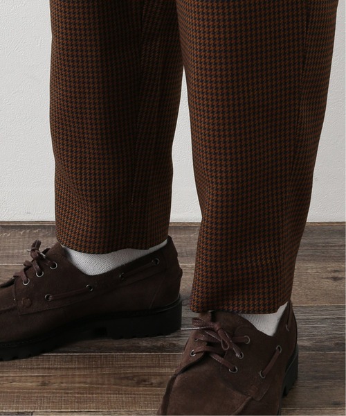 417 EDIFICE（フォーワンセブンエディフィス）の「テックツイードワイドパンツ（スラックス・メンズ・チャコールグレー/キャメル/その他6・SMALL/MEDIUM/LARGE）」の16枚目の写真