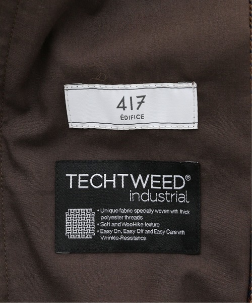 417 EDIFICE（フォーワンセブンエディフィス）の「テックツイードワイドパンツ（スラックス・メンズ・チャコールグレー/キャメル/その他6・SMALL/MEDIUM/LARGE）」の10枚目の写真