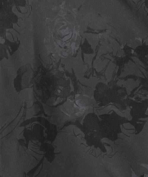 HARE（ハレ）の「ハンドデザインフラワーシャツ(HARE)（シャツ/ブラウス・メンズ・ブラック/グレー/オフホワイト・SMALL/MEDIUM）」の5枚目の写真