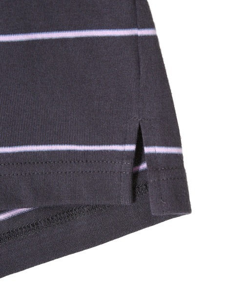 marka（マーカ）の「marka / マーカ：BORDER TEE L/S - COMBED KNIT BORDER -：M22A-09CS01C[COR]（Tシャツ/カットソー・メンズ・チャコールグレー/ブラック・1/2/3）」の14枚目の写真