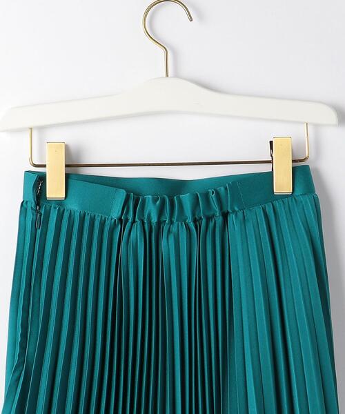 closet story(クローゼットストーリー)の「<closet story>ポリエステルサテン プリーツスカート -ウォッシャブル-(スカート・レディース・ダークブラウン/ナチュラル/ケリー・FREE)」の16枚目の写真
