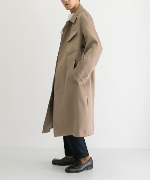 Y.O.N.(ワイオーエヌ)の「Y.O.N. OVER COAT(ステンカラーコート・メンズ・ブラック/ブラウン系その他・46/48)」の6枚目の写真