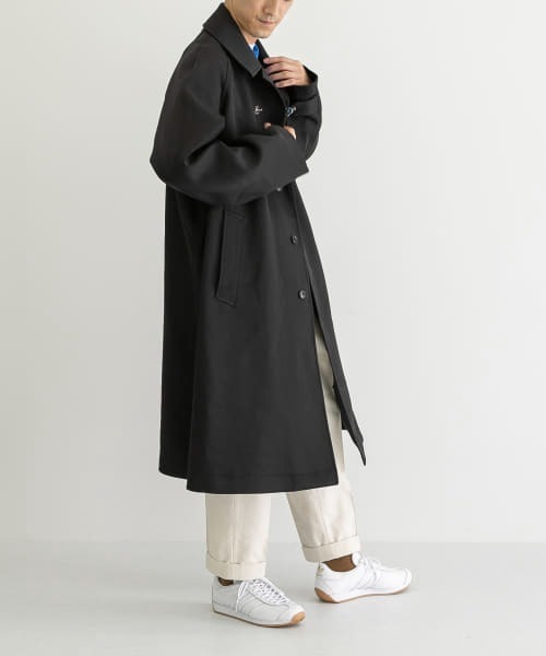 Y.O.N.(ワイオーエヌ)の「Y.O.N. OVER COAT(ステンカラーコート・メンズ・ブラック/ブラウン系その他・46/48)」の7枚目の写真