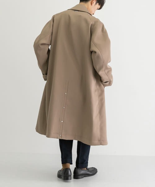 Y.O.N.(ワイオーエヌ)の「Y.O.N. OVER COAT(ステンカラーコート・メンズ・ブラック/ブラウン系その他・46/48)」の8枚目の写真