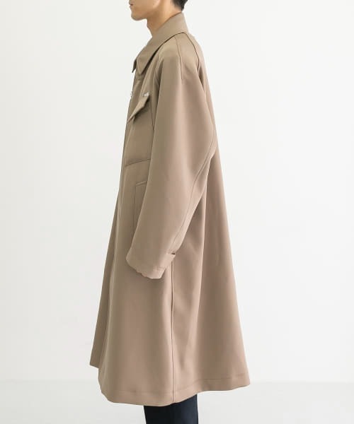 Y.O.N.(ワイオーエヌ)の「Y.O.N. OVER COAT(ステンカラーコート・メンズ・ブラック/ブラウン系その他・46/48)」の12枚目の写真